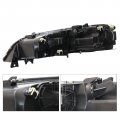 Halogen Headlights Assembly For 2006 2007 2008 Mazda 6 Black Housing Projector Replacement Headlamps Right Passenger Side 