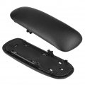 Center Console Lid Armrest Cover Pad For Artificial Leather Black