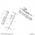 Polaris Rzr Spring Spacer Genuine Oem Part Qty 1