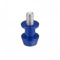 X Autohaux 1 Pair 10mm M10x1 5 Blue Aluminum Alloy Motorcycle Swing Arm Spools Sliders Stand For Kawasaki