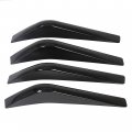 Rear Bumper Lower Air Diffuser Fins Valance Kit Compatible With 2014-2019 Corvette C7 Carbon Fiber Painted Abs Material