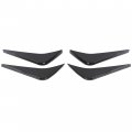 Rear Bumper Lower Air Diffuser Fins Valance Kit Compatible With 2014-2019 Corvette C7 Carbon Fiber Painted Abs Material