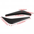 Rear Bumper Lower Air Diffuser Fins Valance Kit Compatible With 2014-2019 Corvette C7 Carbon Fiber Painted Abs Material