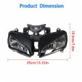 Labwork Motorcycle Front Headlight Headlamp Replacement For Honda Cbr1000rr 2004-2007