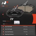 A-premium Front Ceramic Disc Brake Pads Set Compatible With Volkswagen Jetta 1988-1989 1993-1998 Passat 1990-1997 Golf Cabrio