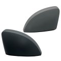 2 Pcs Driver And Passenger Side Rearview Mirror Covers Caps For Audi A3 S3 Sportback E-tron Primed Gray With Turn Signal Hole