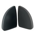 2 Pcs Driver And Passenger Side Rearview Mirror Covers Caps For Audi A3 S3 Sportback E-tron Primed Gray With Turn Signal Hole