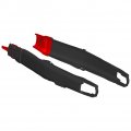 Teketmagnet Swingarm Protector Black High Strength Plastic Motorcycle Guard With Magnets And Rubber Bands For Quick Removal 