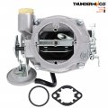 Thundermingo New 1 Barrel Carburetor For Rochester Bv Chevrolet Gmc Pickup 194 230 250 Engine Chevy Truck Panel Gm1963-1967