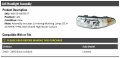 Left Driver Side Headlight Assembly With Fluted High Beam Surface Compatible 2000-2005 Buick Lesabre Limited