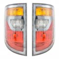 Rear Brake Taillights Taillamps Pair Set For 06-08 Honda Ridgeline Pickup Truck 