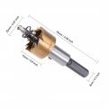 Uxcell 22mm Hss Drill Bit Hole Saw Stainless High Speed Steel Metal Alloy