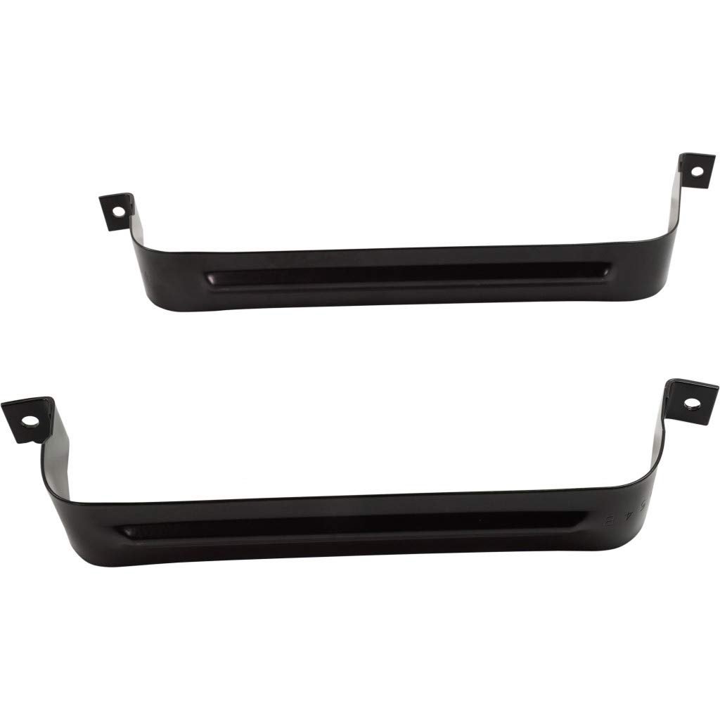 Fuel Tank Strap Set Of 2 For Dodge Caravan And Grand 1996 1997 1998 1999 2000 Steel Material Black