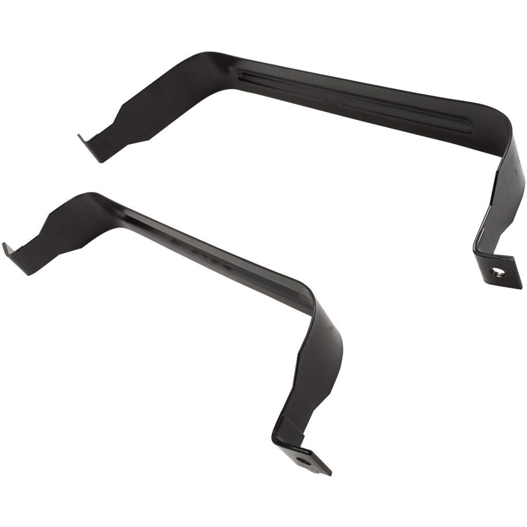 Fuel Tank Strap Set Of 2 For Dodge Caravan And Grand 1996 1997 1998 1999 2000 Steel Material Black