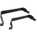 Fuel Tank Strap Set Of 2 For Dodge Caravan And Grand 1996 1997 1998 1999 2000 Steel Material Black 