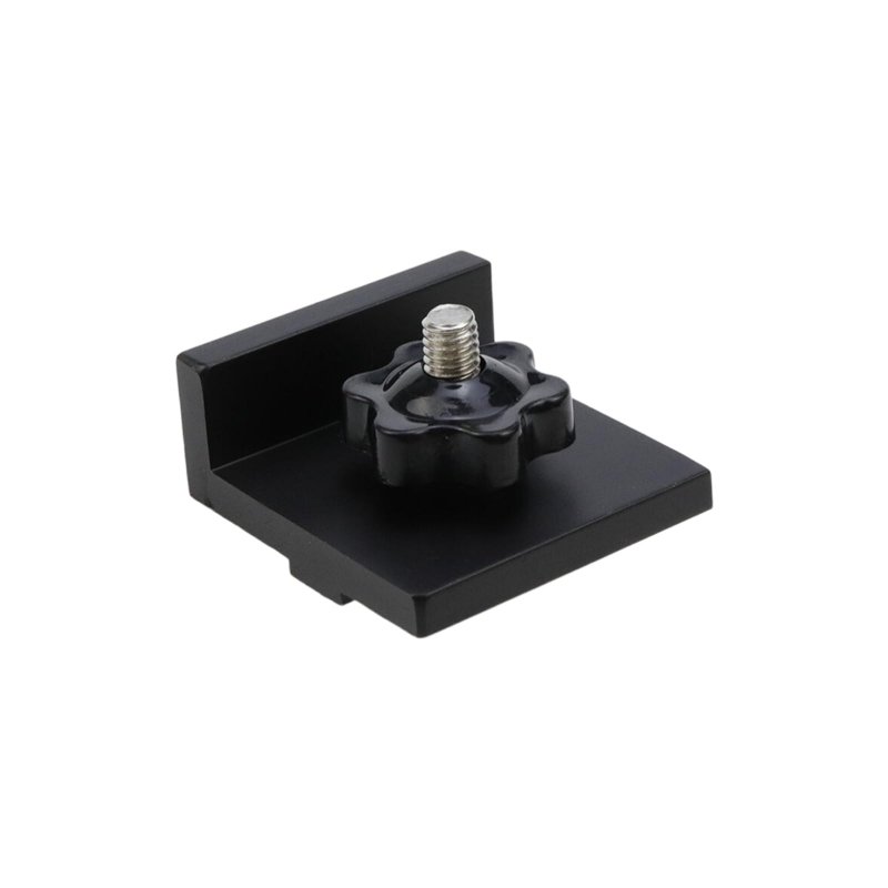 Tsnamay 4pcs Black Short Stop With Knobs T Track Block For T-track Woodworking Sanding And Routing