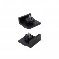 Tsnamay 4pcs Black Short Stop With Knobs T Track Block For T-track Woodworking Sanding And Routing