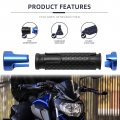 Jmtbno 7 8 Universal Motorcycle Hand Bar Grips Pillow Anti-slip Rubber Racing Grip For Dirt Bike Sports Street Cbr 60f 125r