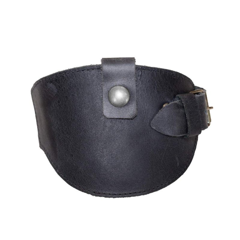 Hide Drink Motorcycle Boot Leather Protector Shifter Biker Gear Shoe Cover Guard Handmade Charcoal Black