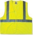 Glowear 8205hl Ansi Economy High Visibility Lime Reflective Safety Vest Hook Loop Closure Large X-large 