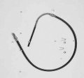 Bc93336 Professional Grade Parking Brake Cable Vehicle Specific Metal Construction For Enhanced Strength And Corrosion 