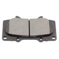 Front D976 Ceramic Disc Brake Pad Set With Hardware For Toyota Tacoma Tundra 4runner Sequoia And Lexus Gx470 Gx460 Fj Cruiser