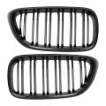 Front Hood Bumper Grille For Bmw 228i Xdrive 230i F22 No 51137295524 51137295523 Kidney Grill Double Slat Black Pair 