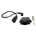 Wgl Ignition Coil Spark Plug Cdi Box For 1997 Kawasaki Bayou 220 Klf220a 