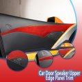 Car Door Speaker Upper Edge Panel Decals Sticker Compatible With Corvette C7 Stingray 2014-2019 Soft Carbon Fiber 2pcs Inner