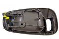 Pt Auto Warehouse To-2542g-lh Inside Interior Inner Door Handle Gray With Power Lock Hole Driver Side 
