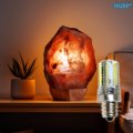 Hqrp 2-pack E12 Base 64 Smd3014 Led Light Bulbs Ac 110v Cool White Dimmable Compatible With Himalayan Glow Levoit And Windsor