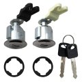 Door Lock And Key Ignition Cylinder Set Xl2z7821990ac For 2003 Ford E550 Super Duty 2-pack 