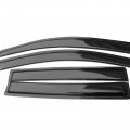 Window Visor For 2004-2016 Nissan Armada Acrylic Unpainted Black Sun Rain Shade Guard Wind Vent Air Deflector By Ikon
