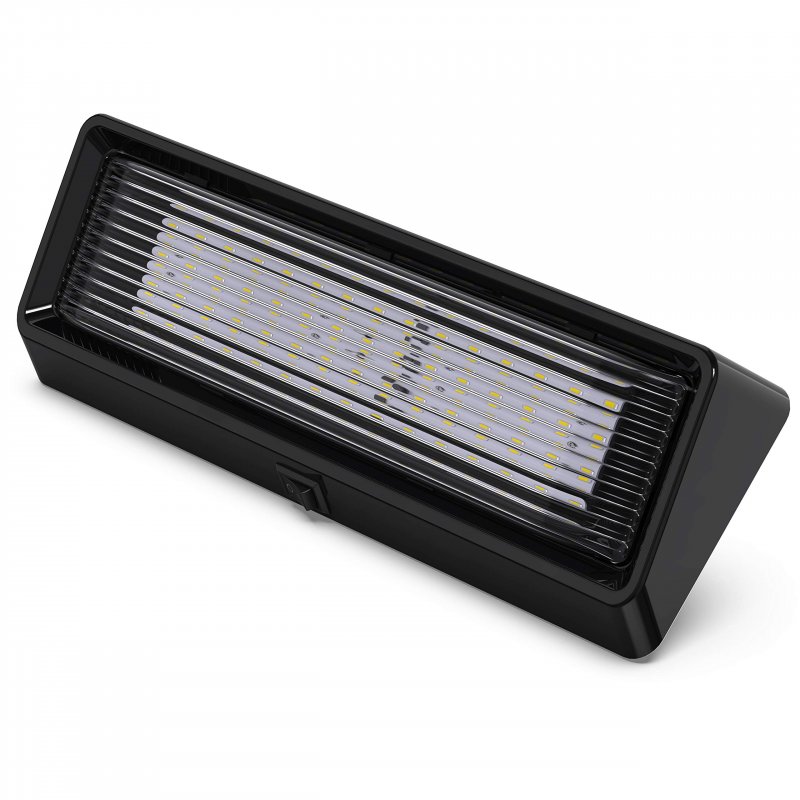 Leisure Led Rv Exterior Porch Utility Light With Switch Xl 12v 650 Lumen Lighting Fixture Replacement For Rvs Trailers Campers
