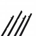 4pcs Weatherstrip Window Moulding Trim Seal Belt Replacement For 2006-2011 Honda Civic