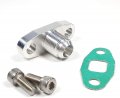 An10 Oil Return Drain Flange An4 Feed Fitting Fit Borg Warner S400 Sx Sx-e S200 S300 S200-sxe