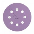 Uxcell 15pcs 5-inch Purple Sanding Discs 800 Grits 8 Hole Hook And Loop Professional Aluminum Oxide Sand Paper Wet Dry Polish