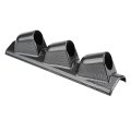 Gauge Pod 52mm 2 Inch Universal Triple 3 Holes Meter Pillar Gauge Mount Universal Carbon Fiber Three Holder Brat Duty Racing 