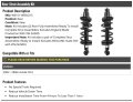 Rear Strut And Coil Spring Assembly Set Of 2 For 2002-2006 Honda Cr-v Excludes England Made Production With Vin Shsrd