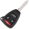 Aintier 1 X Key Fob Shell Case For Dodge Ram 1500 Durango Caliber Dakota Nitro 2500 4000 4500 5500 Mitsubishi Raider 2008-2013