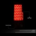 Auto Dynasty Compatible With Chevy Silverado Gmc Sierra Fleetside Pair Of Led Tail Brake Lights Black Housing Smoked Lens