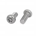 Uxcell M5x12mm 304 Stainless Steel Button Head Torx Security Tamper Proof Screws 25pcs