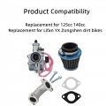 Gxywady Motorcycle Carburetor Kit Vm22 26mm Replacement For Dirt Bike Crf70