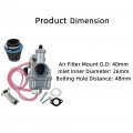 Gxywady Motorcycle Carburetor Kit Vm22 26mm Replacement For Dirt Bike Crf70