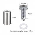 Uxcell 1 2 Dia X 12x25mm Standoff Screws Wall Mount Sign Holders Acrylic Glass Nails 10pcs