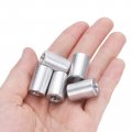 Uxcell 5pcs Aluminum Spacer 1 4 Bore X 2 Od 3 Length Screw Standoff Bushing Plain Finish Round Metal For Id Screws Bolts And