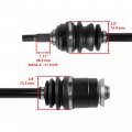Caltric Front Left Axle Compatible With Arctic Cat 0402-249 0402-779 1502-441