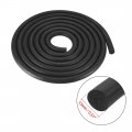 Uxcell Foam Rubber Seal Weather Strip 13mm Diameter 3 Meters Long Black