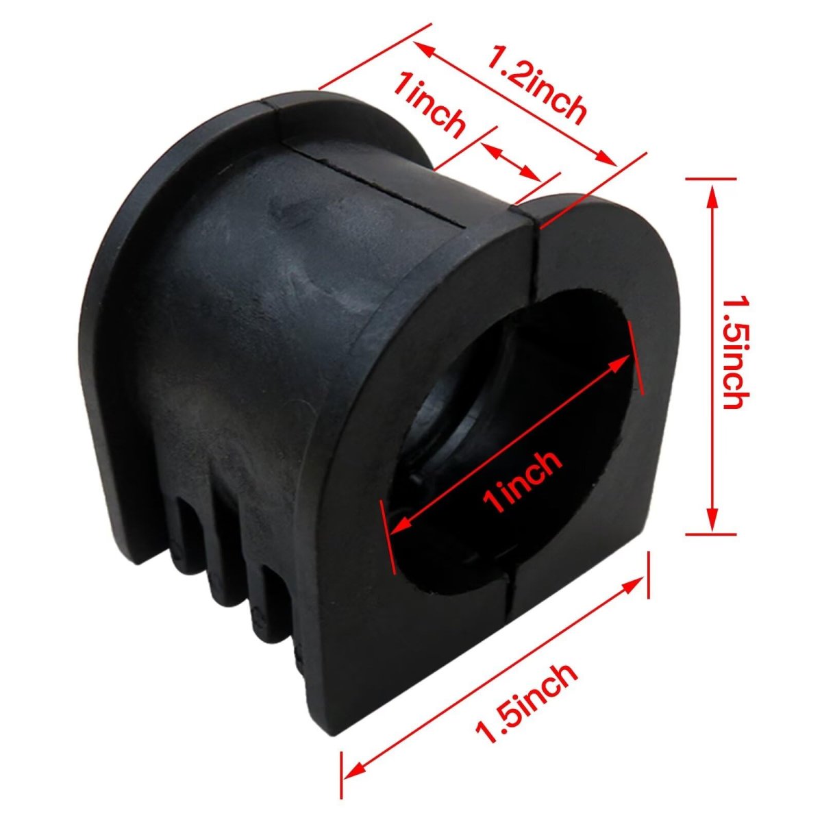 2 Pack Rear Bar Steering Bushings For 2016-2021 Polaris Ranger Crew 570-6