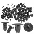Saihisday Black Fender Liner Rivets Clips For Mini Cooper Countryman Paceman Nylon Pack Of 50